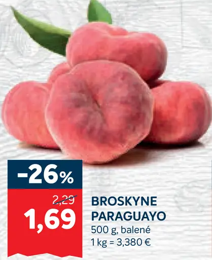 Broskyne Paraguayao balené