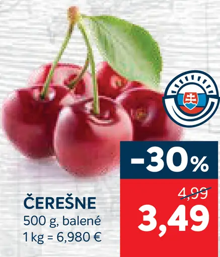 Čerešne balené
