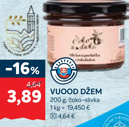 Vuoood džem čoko–slivka