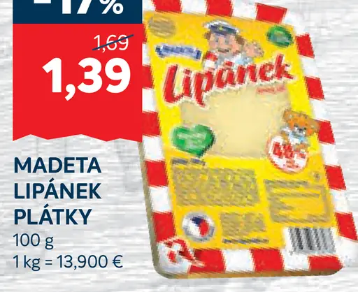 Madeta Lipánek Plátky