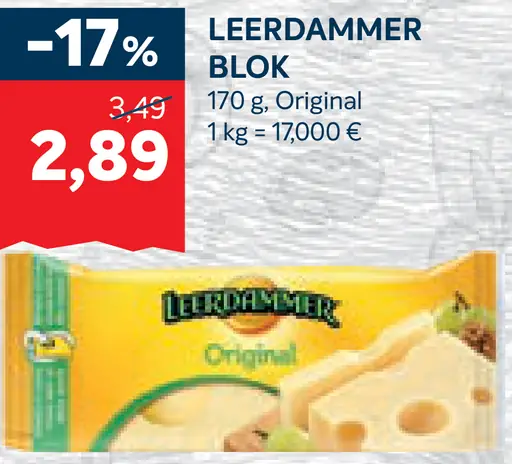 Leerdammer blok syr Original