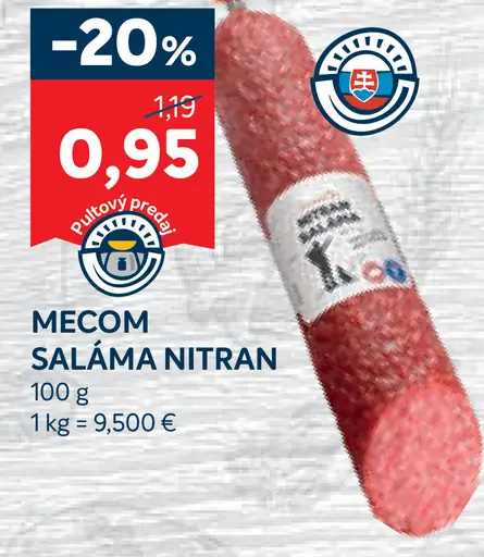 Mecom Nitran saláma