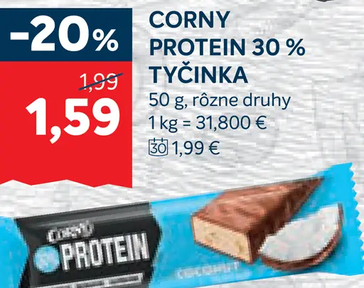 Corny Protein 30 % tyčinka