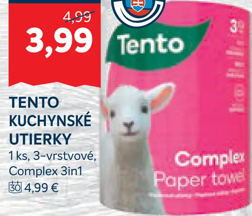 Tento kuchynské utierky Complex 3v1
