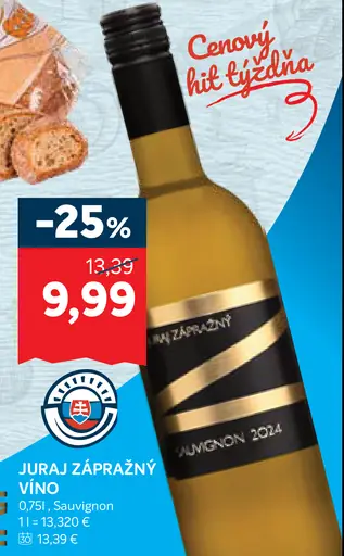 Juraj Zálužný víno Sauvignon