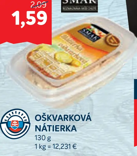 Smak oškvarková nátierka