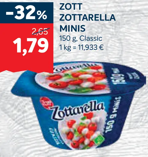 Zott Zottarella Minis classic