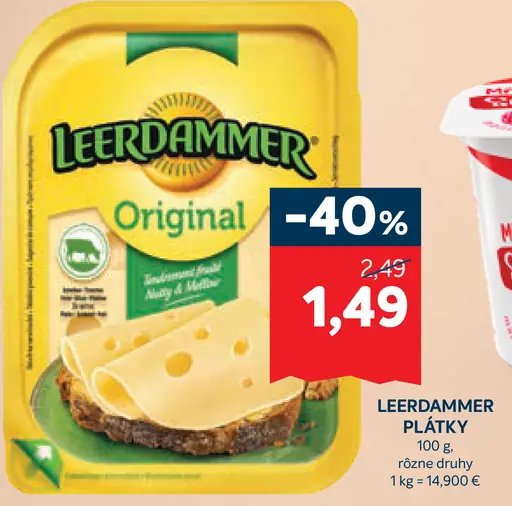 Leerdammer plátky