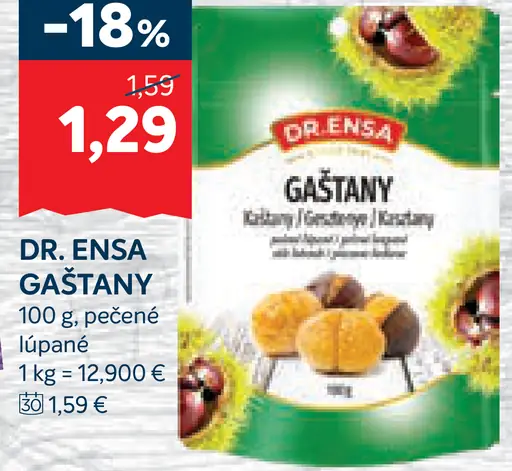 Dr. Ensa gaštany lúpané