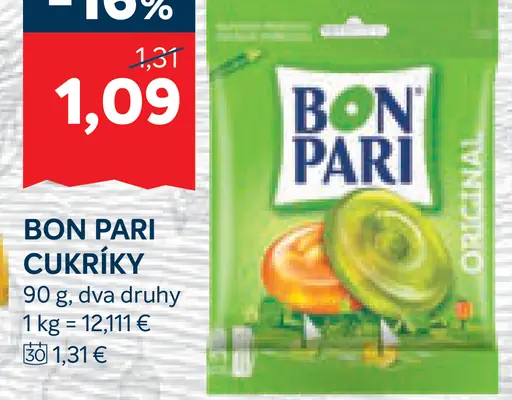 BON PARI cukríky