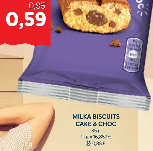 MILKA Biscuits Cake & Choc