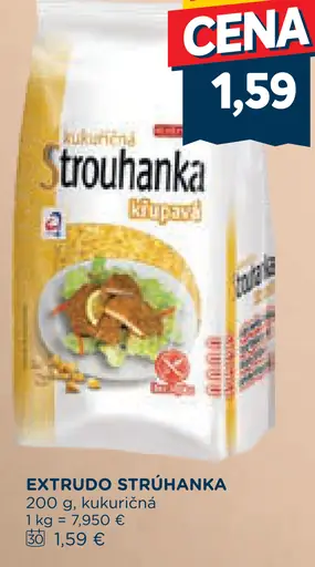 Extrudo Kukuričná strúhanka