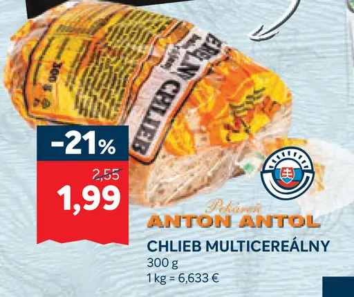 Anton Antol Chlieb multicereálny
