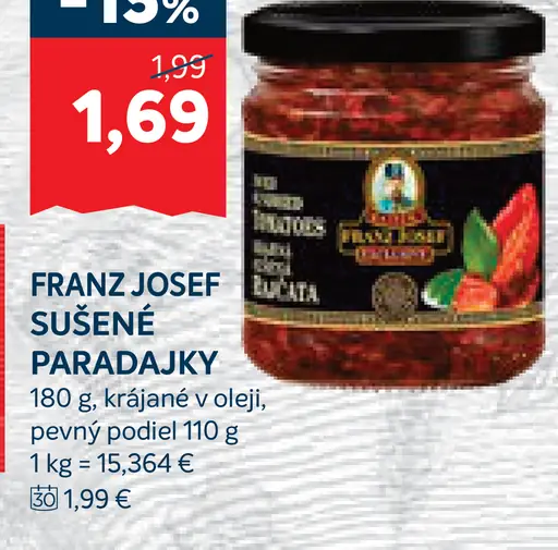 Franz Josef sušené paradajky v oleji