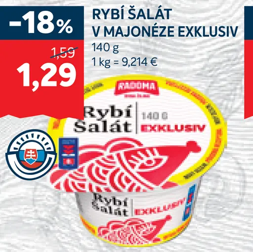Exclusiv rybí šalát v majonéze