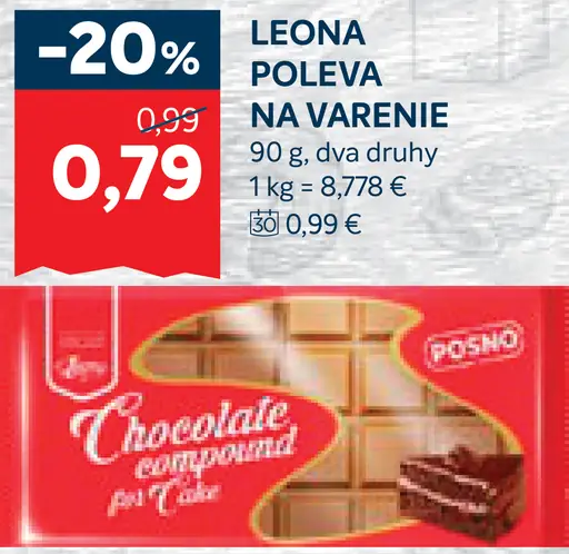 Leona poleva na varenie, dva druhy