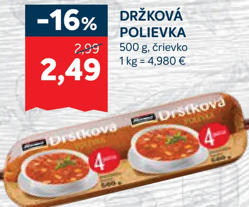 Džesková držková polievka