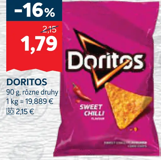 Doritos, rôzne druhy