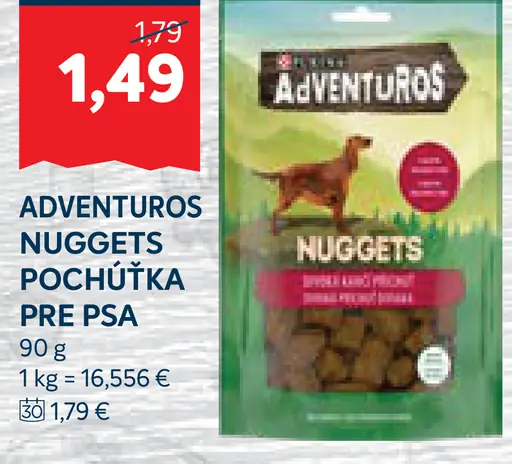Adventuros Nuggets pochúťka pre psy
