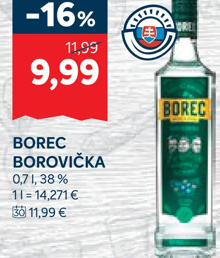 Borec borovička