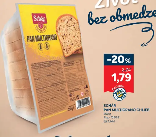 Schär Pan Multigrano chlieb
