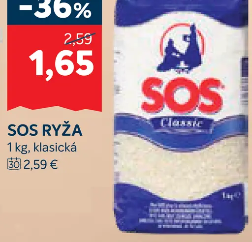 SOS Ryža klasická