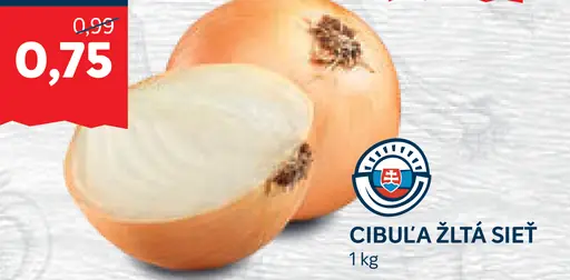Cibuľa žltá sieť