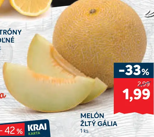 Melón žltý
