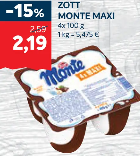 Zott Monte Maxi
