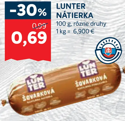 Lunter nátierka