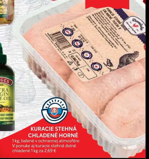 Kuracie stehná chladené horné