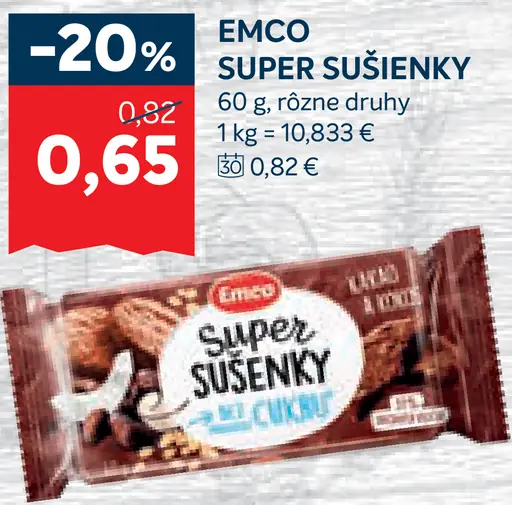 Emco Super Mysli sušienky