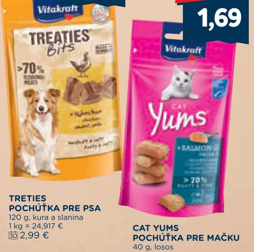 Vitakraft Cat Yums pochúťka pre mačku losos