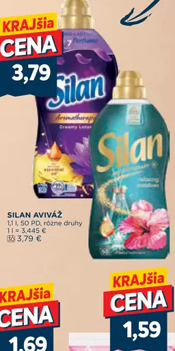Silan aviváž rôzne druhy