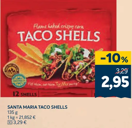 Santa Maria taco shells