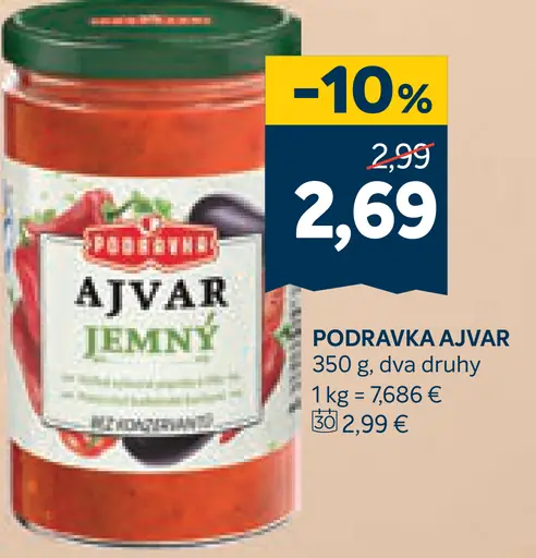 Podravka Ajvar jemný