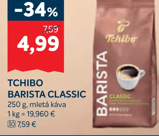 Tchibo Barista Classic pražená mletá káva