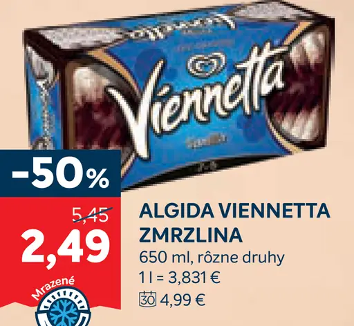 Algida Viennetta zmrzlina