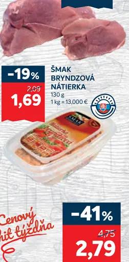 Šmak nátierka bryndzová