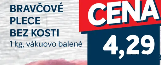 Bravčové plece bez kosti