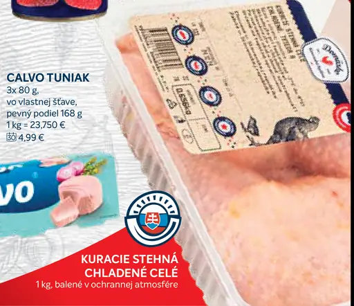 Calvo tuniak vo vlastnej šťave
