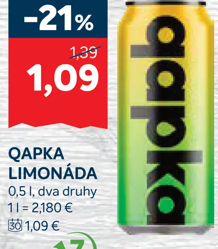 Qapka limonáda – rôzne druhy