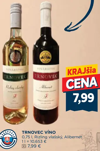 Trnovec Vino Rizling vlašský