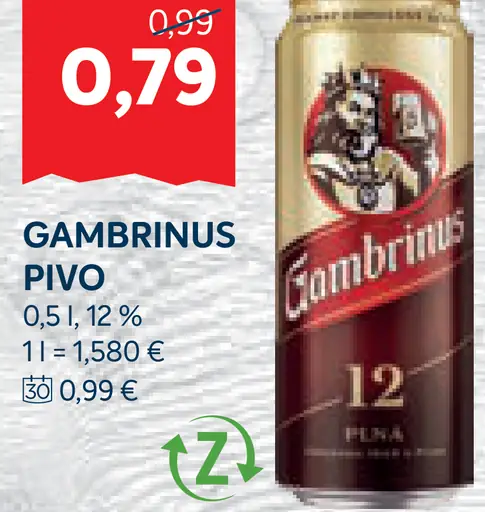 Gambrinus pivo
