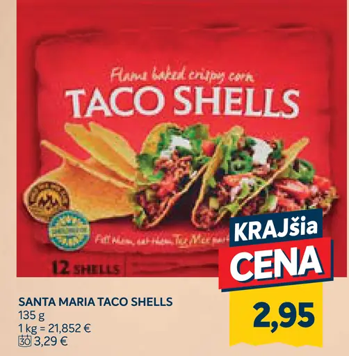 Santa Maria taco shells