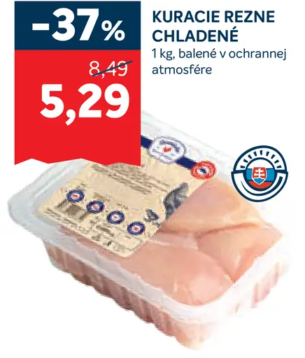 Kuracie rezne chladené