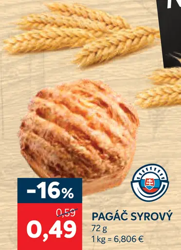 Pagáč syrový