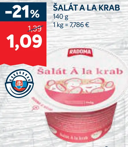 Šalát A la Krab
