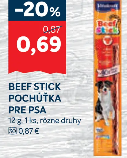 Beef Stick Pochúťka pre psa