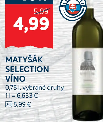 Matyšák Selection víno